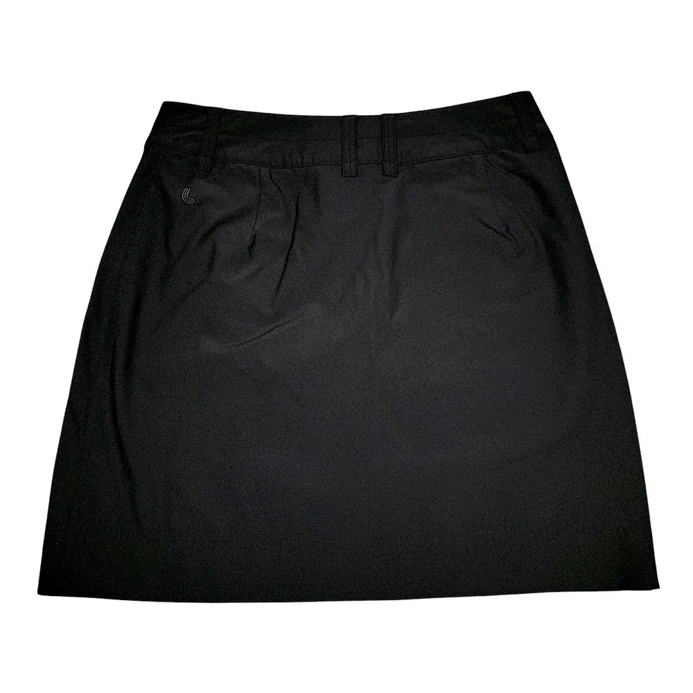 Lole Skorts sz 4 Bundle Lot of 2 Black Brown Quick Dry UPF 50+ Tennis Mini Skirt